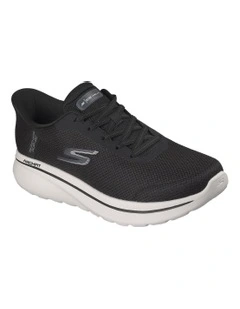 Go Walk Arch Fit N-Joy Sneaker in Black/White
