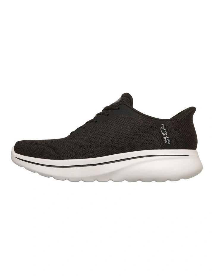 Go Walk Arch Fit N-Joy Sneaker in Black/White image 3