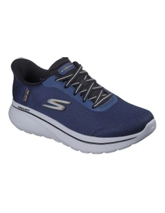 Go Walk Arch Fit N-Joy Sneaker in Grey/Navy