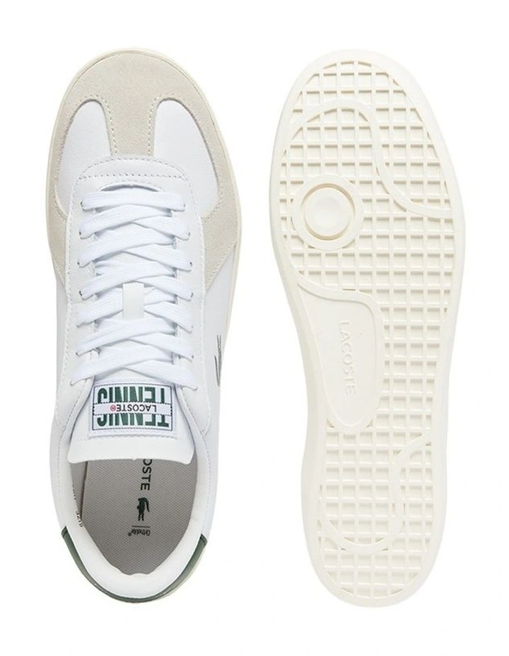Baseshot Pro Sneaker in White/Green image 4