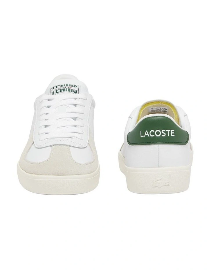 Baseshot Pro Sneaker in White/Green image 5