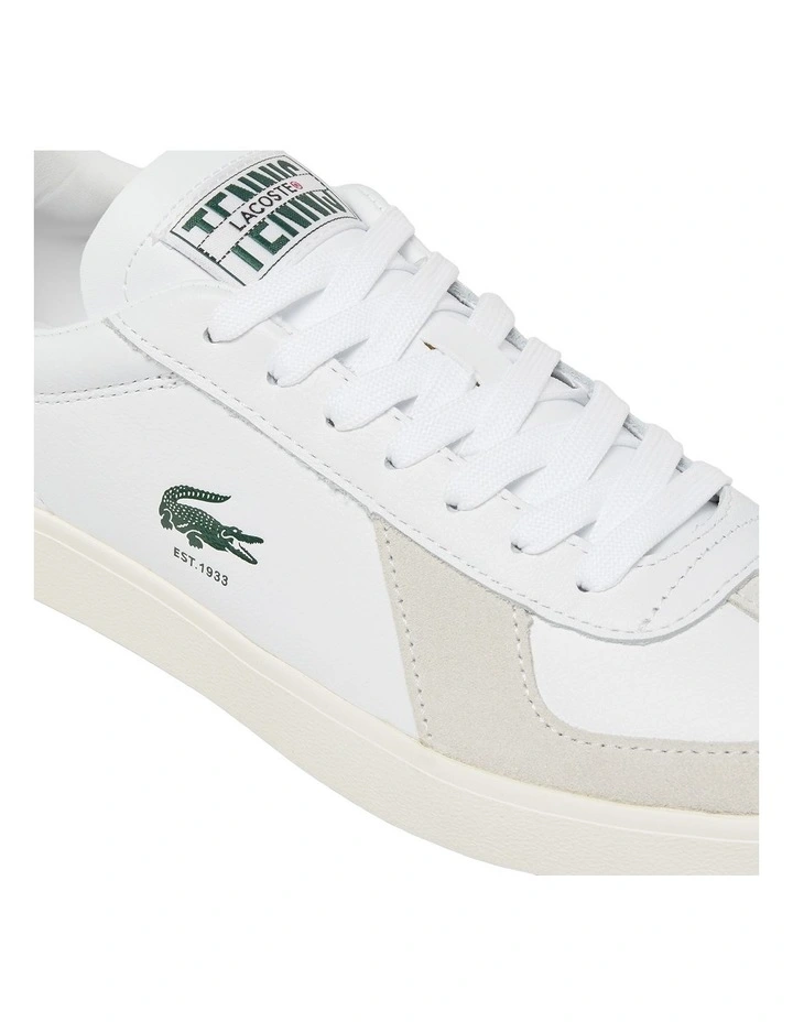 Baseshot Pro Sneaker in White/Green image 6