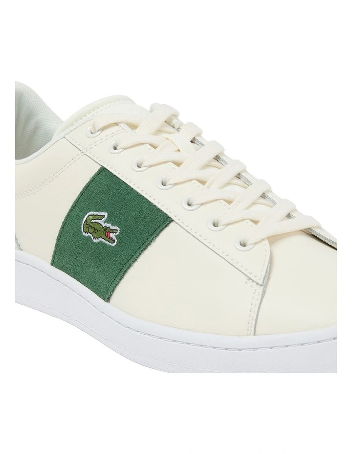 Carnaby Set Bar Sneaker in Off White/Dark Green image 6