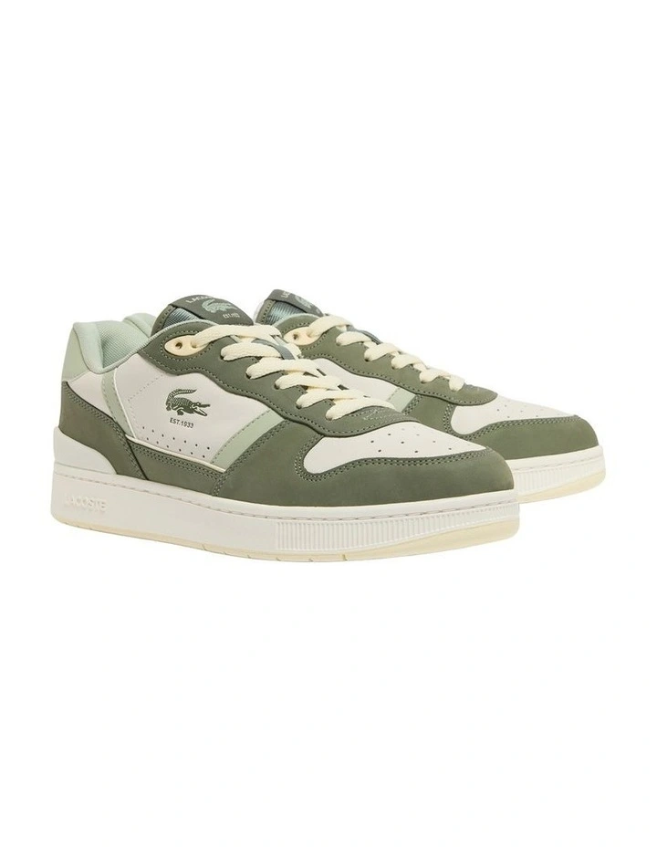 T-Clip Sneaker in Khaki and Light Khaki image 2