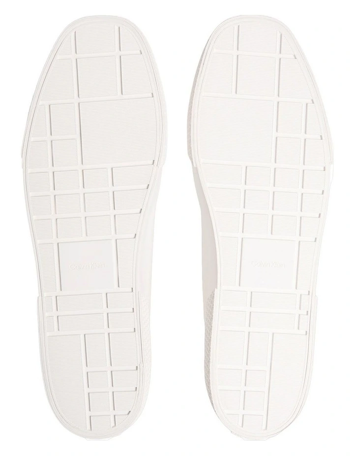 Vulc Laceup Canvas Trainer Shoes in Triple Bright White image 4