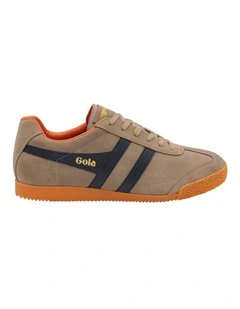Harrier Sneaker in Rhino, Navy, and Moody Orange
