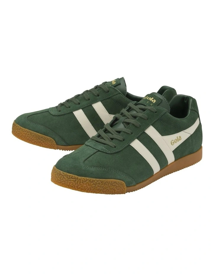Harrier Sneaker in Evergreen and Off White image 3
