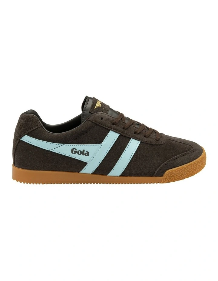 Harrier Sneaker in Brown and Pale Blue image 1