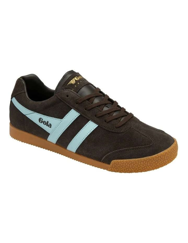 Harrier Sneaker in Brown and Pale Blue image 2