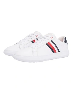 Daniel Leather Sneakers in White