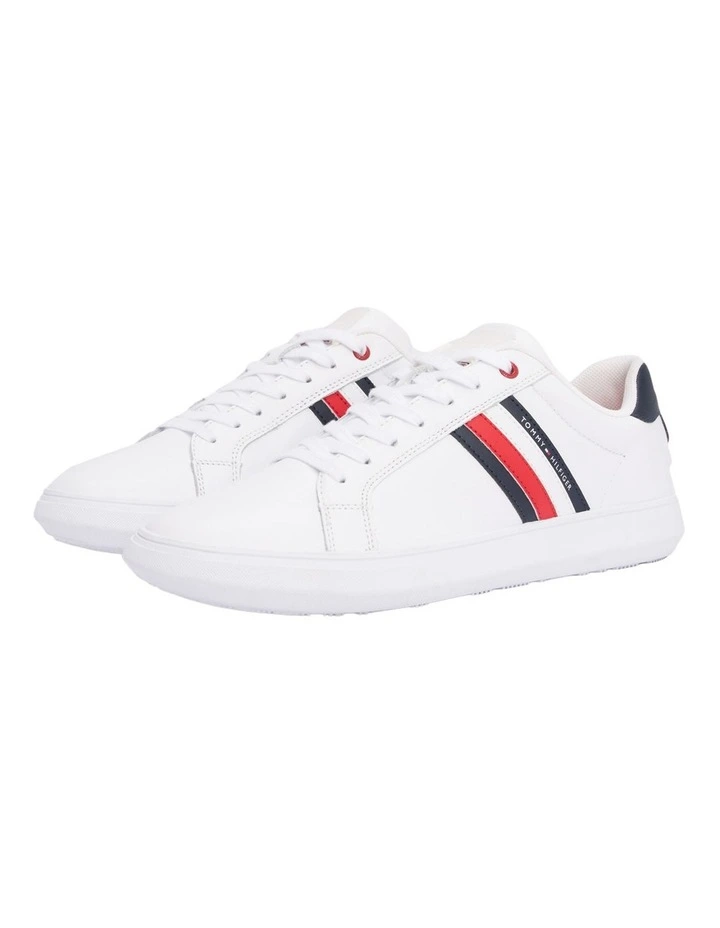 Daniel Leather Sneakers in White image 1
