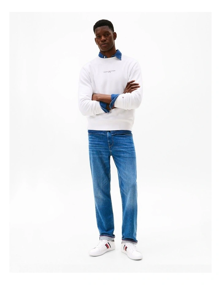 Daniel Leather Sneakers in White image 2