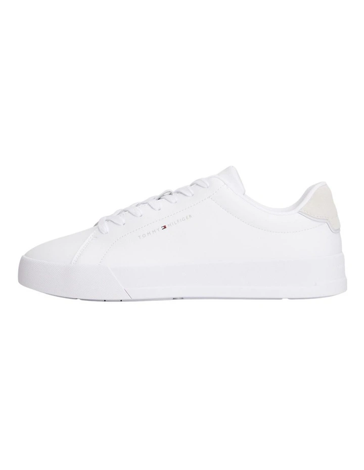 Core Court Sneakers in White image 5