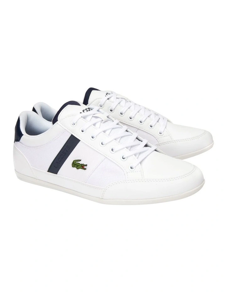 white lacoste chaymon