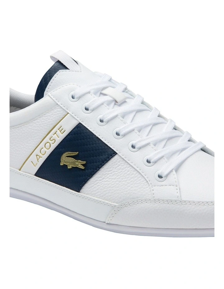 white lacoste chaymon