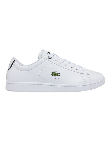 Lacoste Carnaby White/Navy Sneakers | MYER