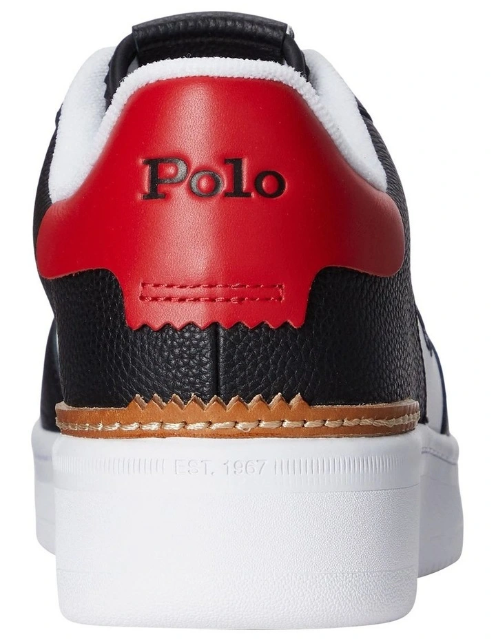 Supreme Court Sneaker in Black/Red image 3