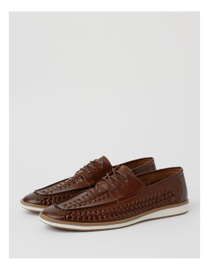 Verona Lace Up in Huarache Tan image 3