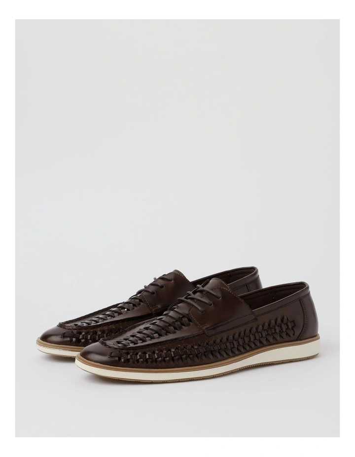 Verona Lace Up in Huarache Brown image 4