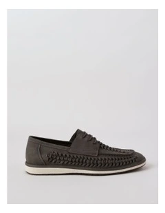 Verona Huarache Lace Up in Charcoal