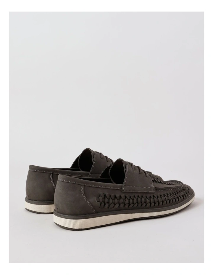 Verona Huarache Lace Up in Charcoal image 4
