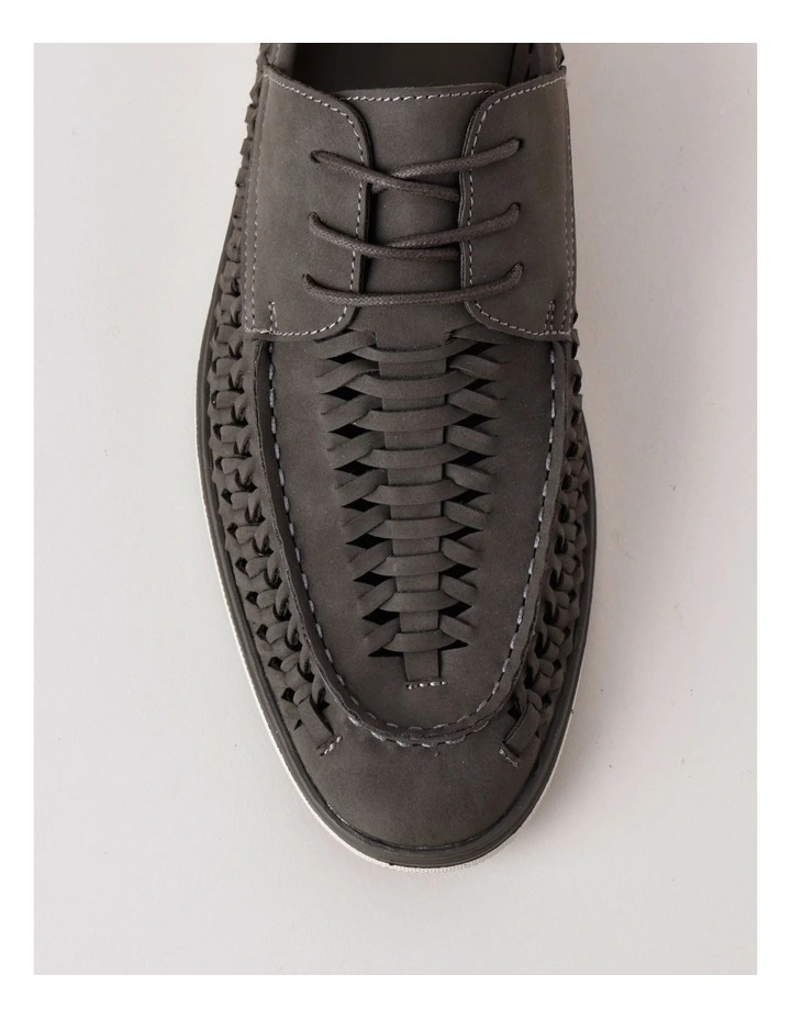 Verona Huarache Lace Up in Charcoal image 5