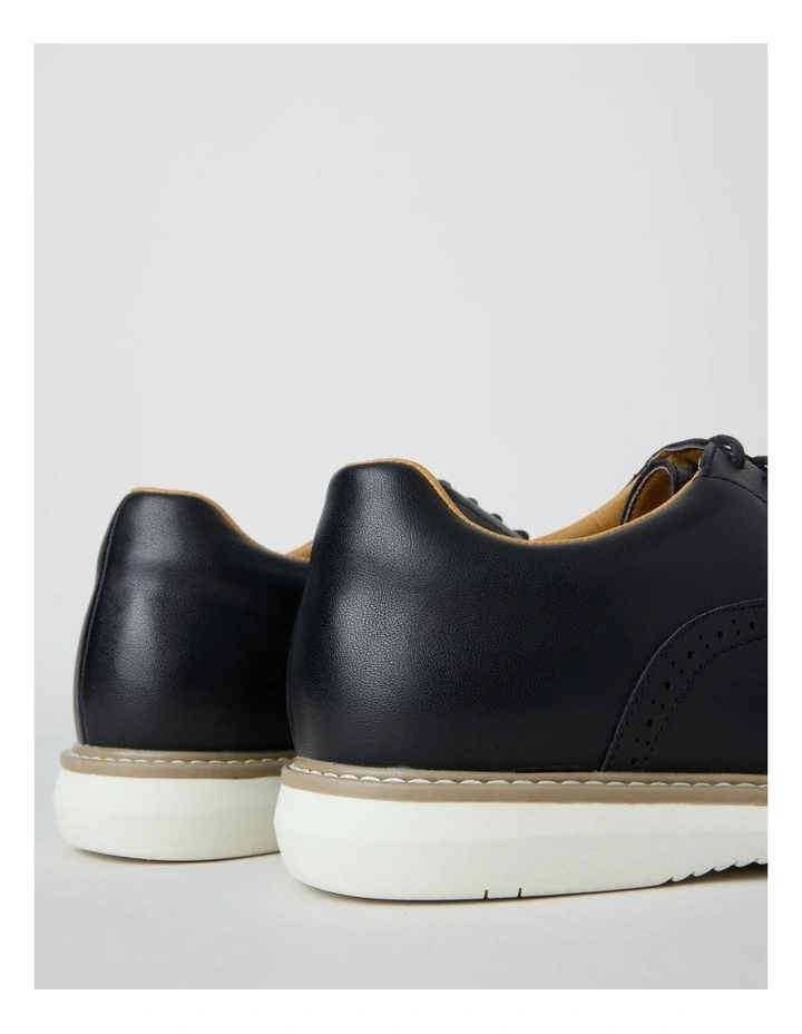 Beau Casual Brogue Lace Up in Black image 6