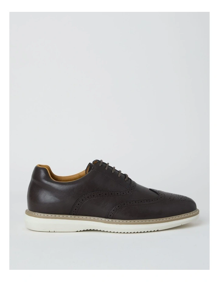 Beau Casual Brogue Lace Up in Brown image 1