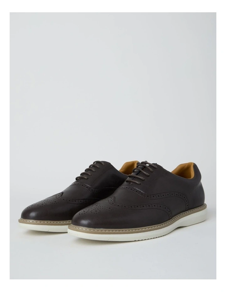Beau Casual Brogue Lace Up in Brown image 3