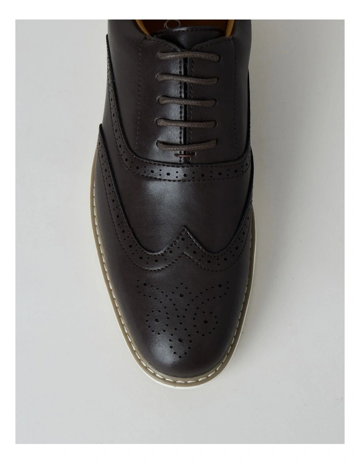 Beau Casual Brogue Lace Up in Brown image 7