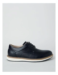Storm Comfort Leather Lace Up in Black