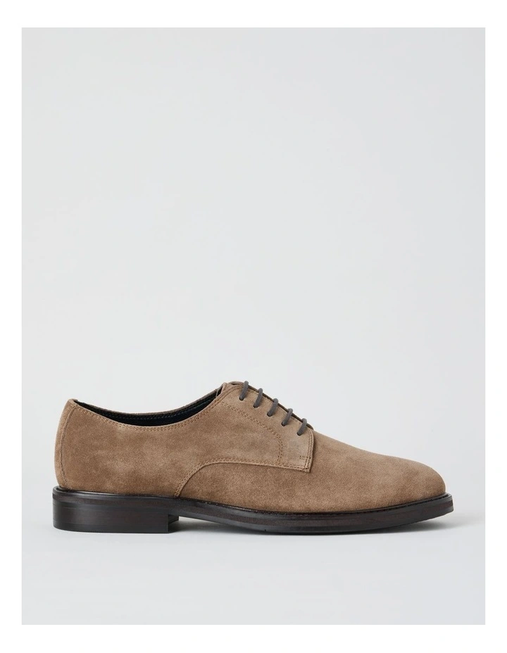 Malcolm Lace Up in Dark Sand Suede image 1