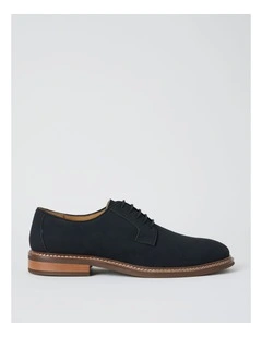 Falls Casual Lace Up Tumbled in Black Nubuck