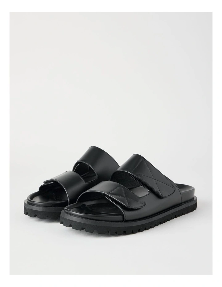 Barrett Chunky Slides in Black image 3