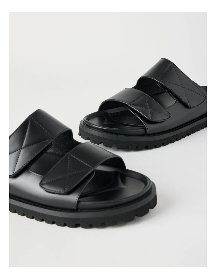 Barrett Chunky Slides in Black image 5