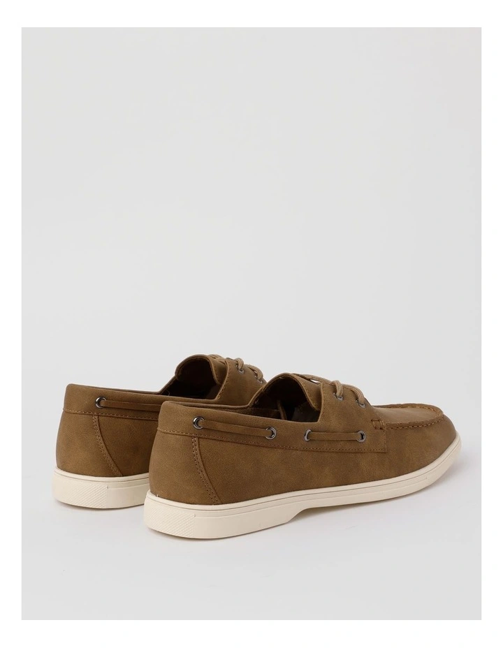 Malaga Boat Shoe in Brown image 4