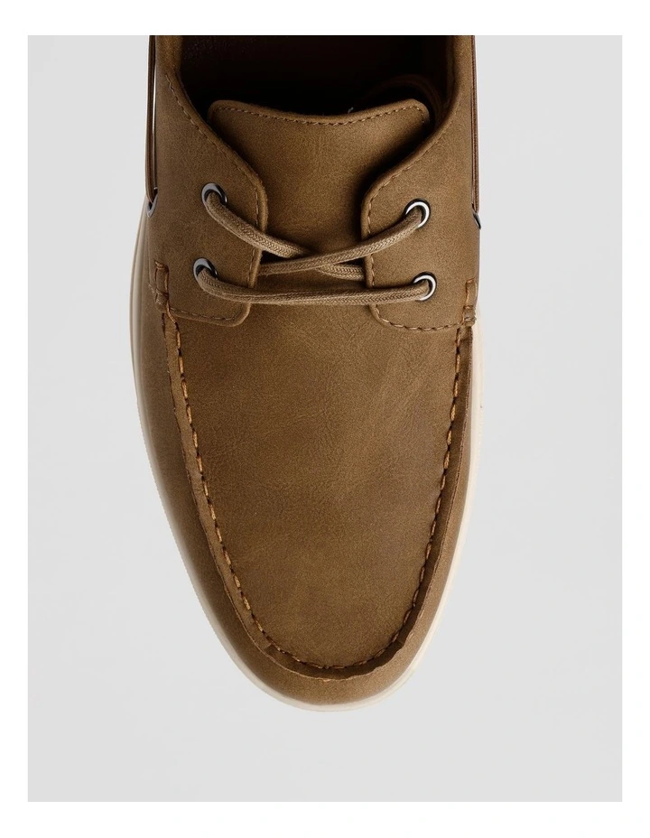 Malaga Boat Shoe in Brown image 6