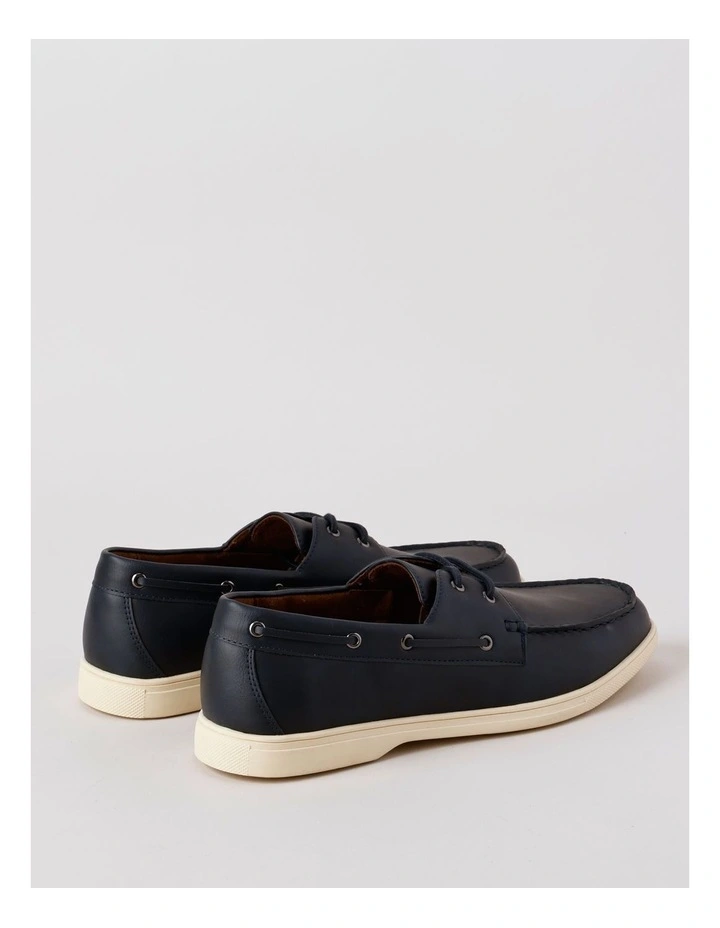 Malaga Boat Shoe in Dark Navy image 5