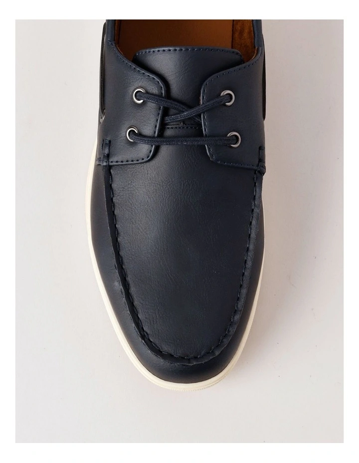 Malaga Boat Shoe in Dark Navy image 6