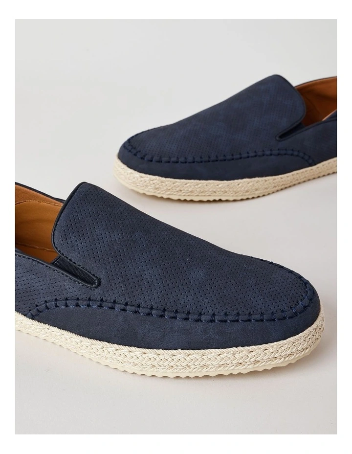 Vigo Espadrille in Navy image 3