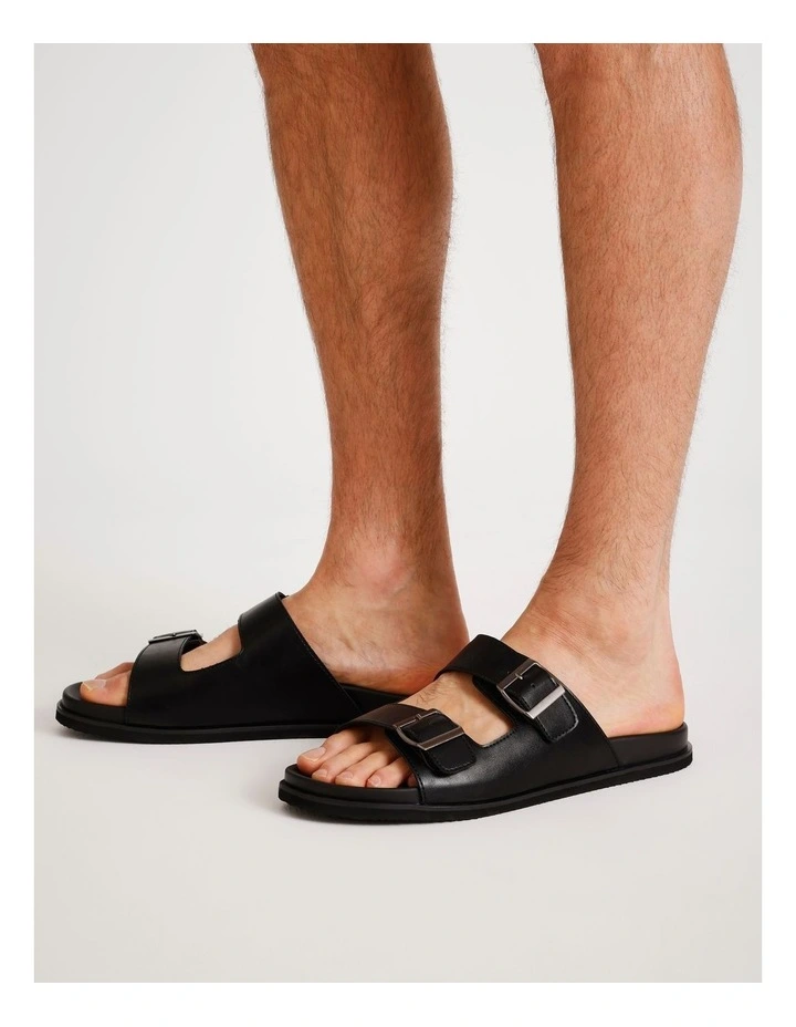 Segovia Slide in Black/Black image 2