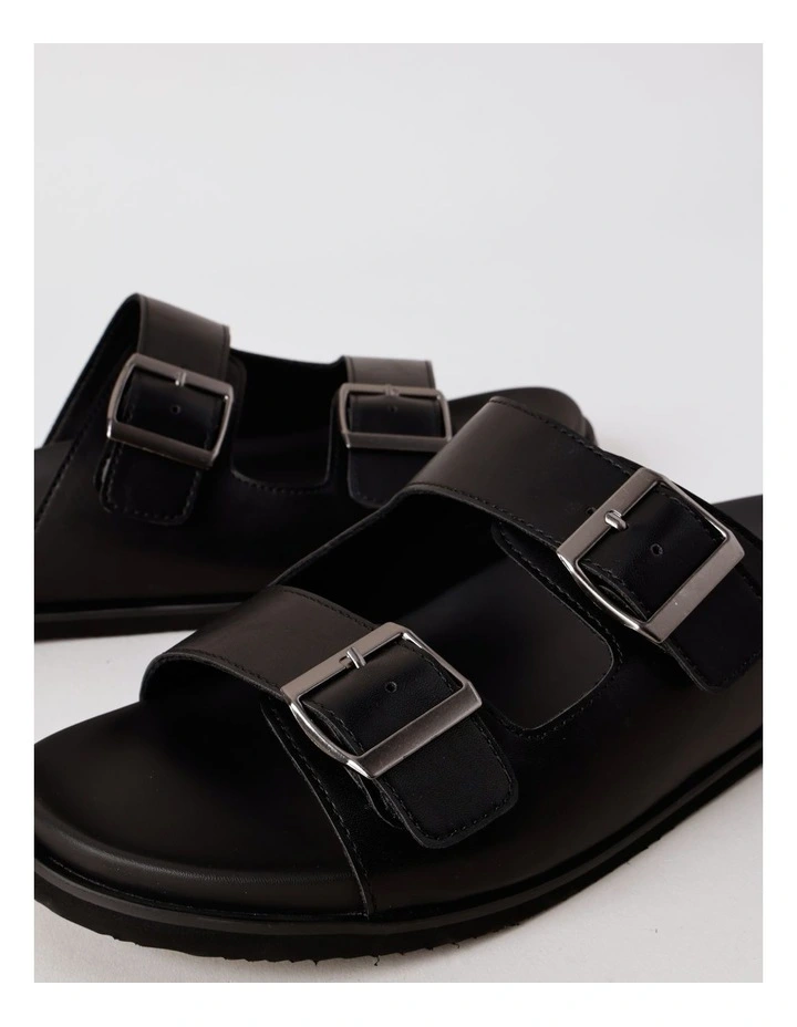 Segovia Slide in Black/Black image 5