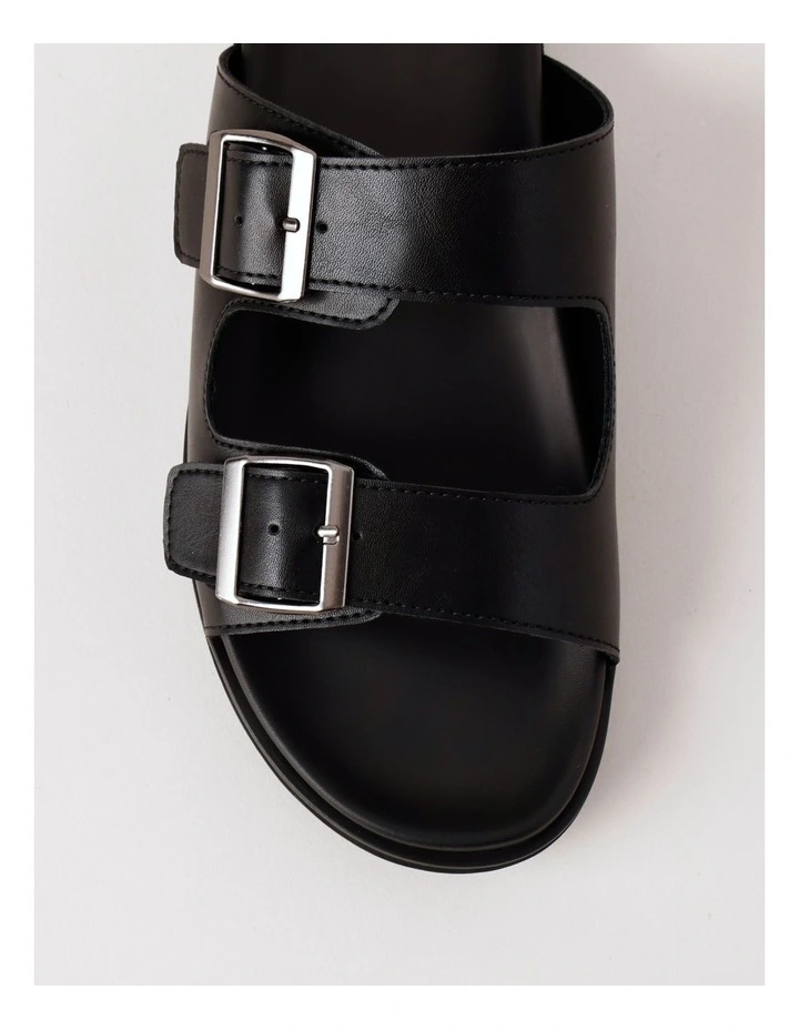 Segovia Slide in Black/Black image 7