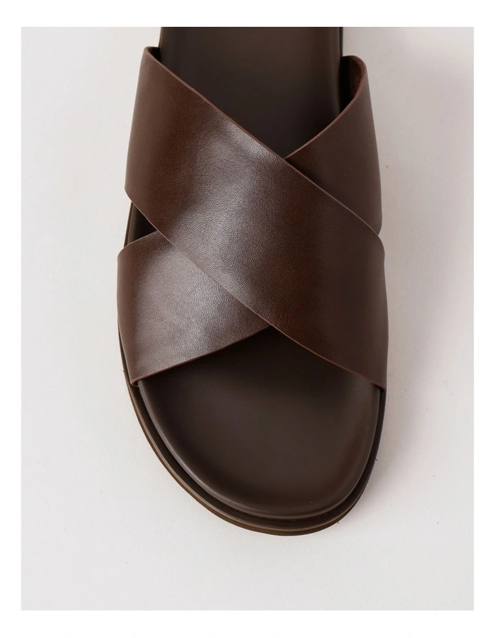 Cabra Cross Slide in Brown image 6