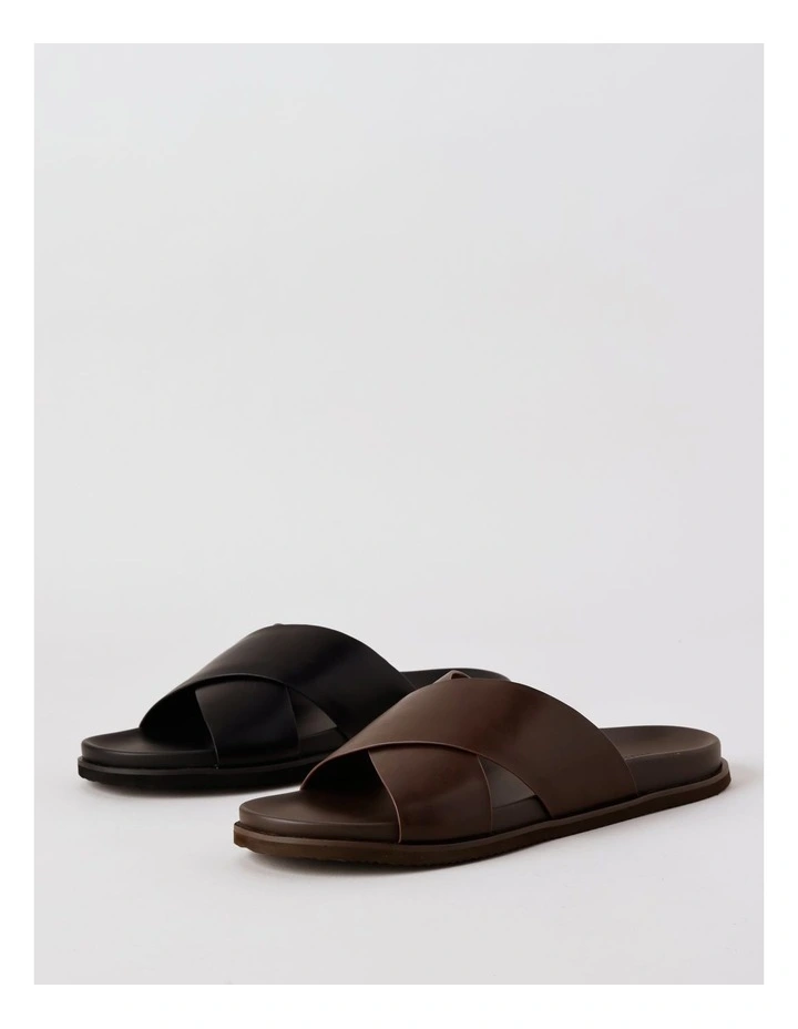 Cabra Cross Slide in Brown image 7
