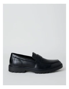 Atticus Chunky Loafers in Black
