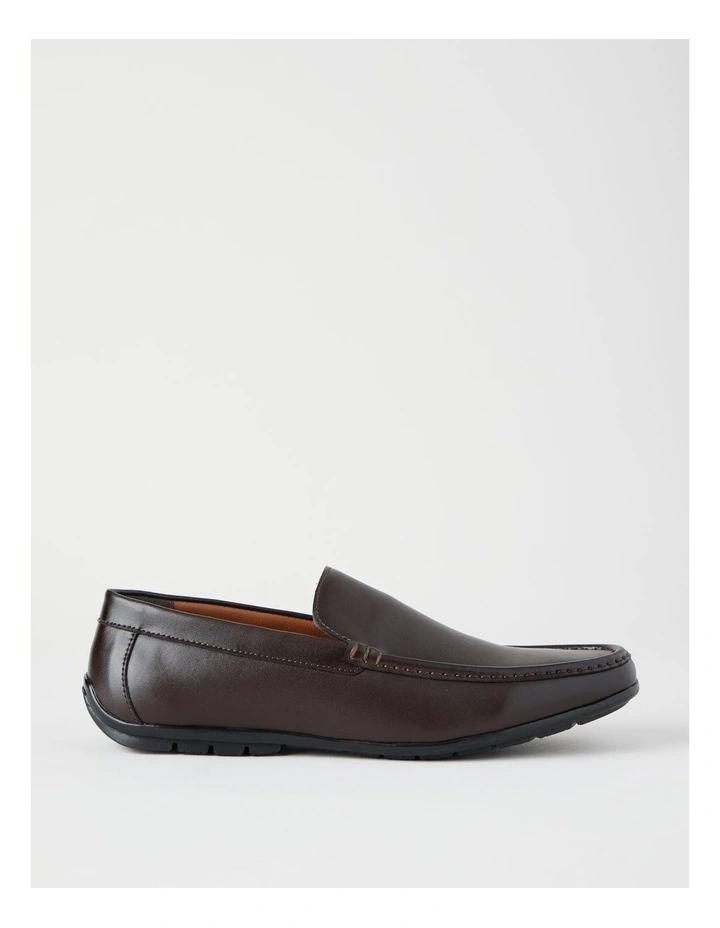Colt Leather Moccasin in Dark Brown image 1