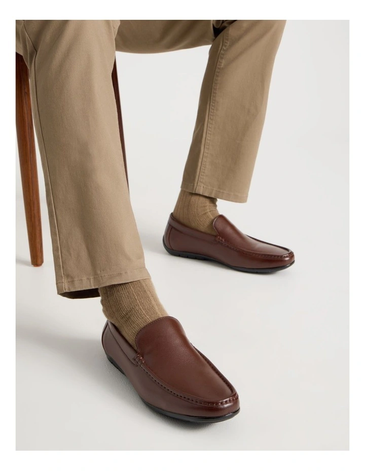 Colt Leather Moccasin in Tan image 2