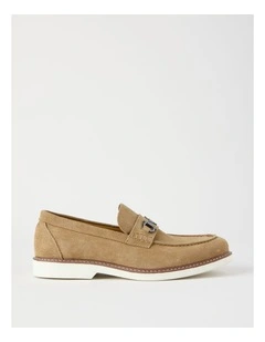 Hector Casual Suede Loafer in Sand