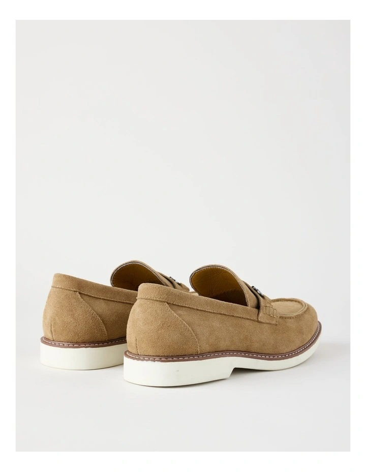 Hector Casual Suede Loafer in Sand image 4